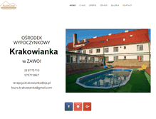 Tablet Screenshot of krakowianka.net